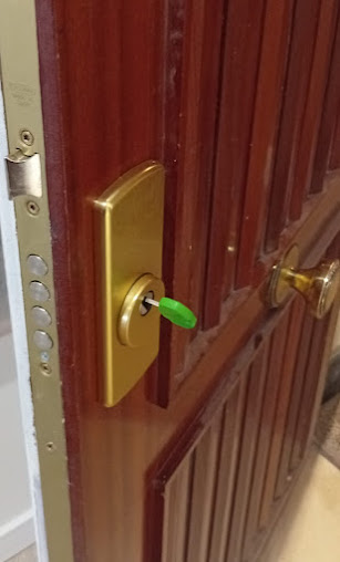 Instalación de cerradura